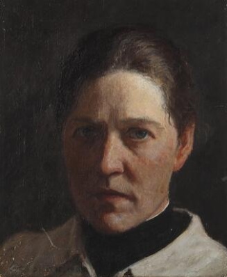 Self-Portrait, 1900 (Olga Marie Smith) (1866-1930) 